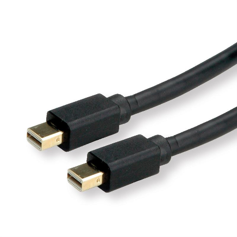 ROLINE Câble Mini DisplayPort v1.4, mDP M - mDP M, noir, 2 m_0