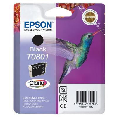 Cartouche Epson T0801 noir pour imprimantes jet d'encre_0