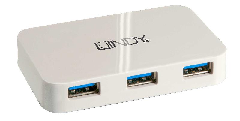 HUB USB 3.0 BASIC, 4 PORTS LINDY 43143_0