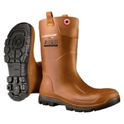 Coverguard - Bottes de sécurité non fourrées en PU marron RIGAIR PRO S5 Marron Taille 42 - 42 marron matière synthétique 8713197053255_0