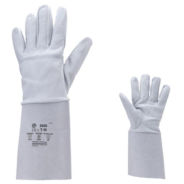 Gants de soudeur euroweld fleur agneau type argon manchette croûte gris t9 - COVERGUARD - 2539 - 552733_0