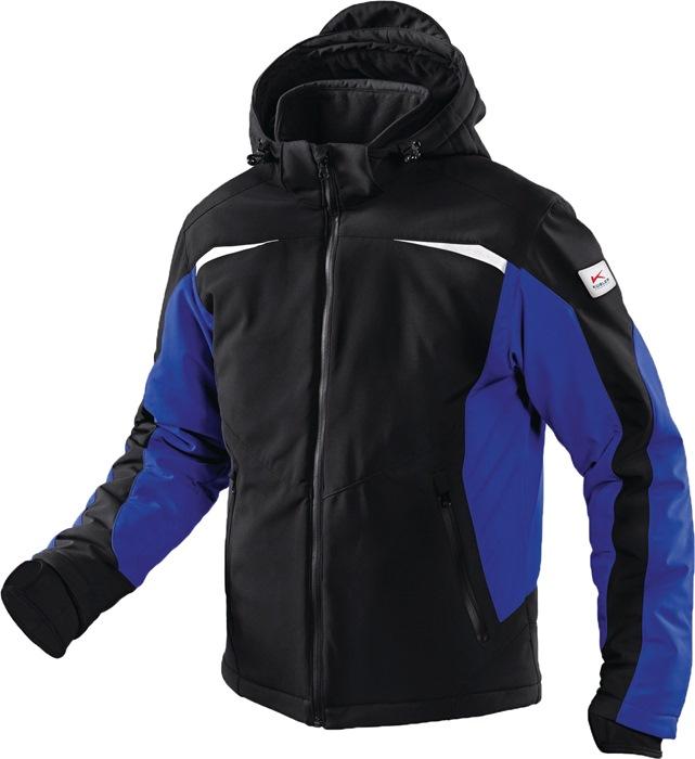 Veste softshell d'hiver IMPULSION 1041 taille L noir/bleu bleuet 96 % PES/4 % élasthanne KàoeBLER_0