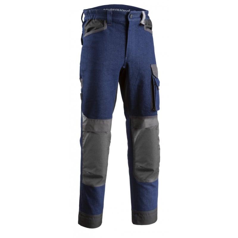 Pantalon - telica - 70% co/28% pes/2% ea 380g/m2 + oxford - denim - COVERGUARD | 5tlp420_0