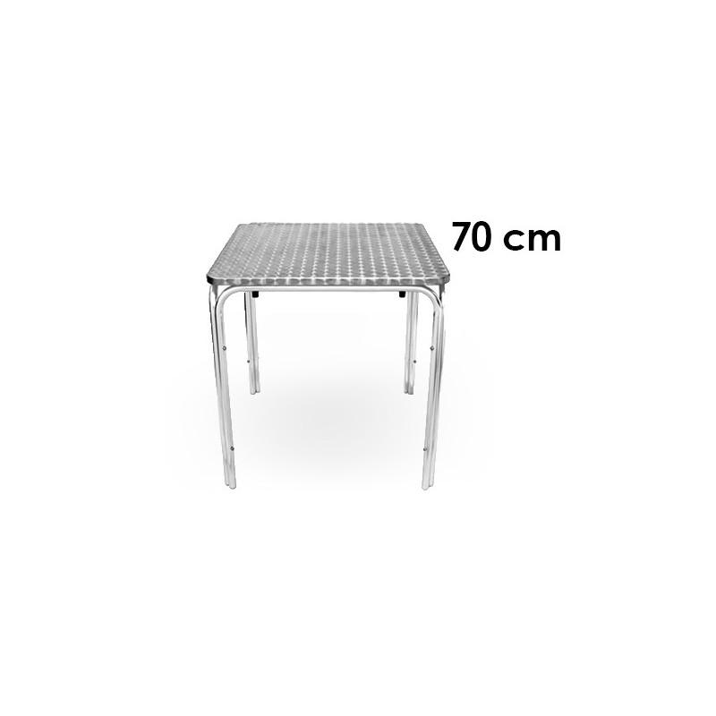 TABLE DE BISTRO - 70 X 70 CM - ACIER INOX PROFESSIONNEL_0