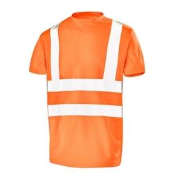 Cepovett - Tee-shirt manches courtes Fluo Base 2 Orange Taille XL - XL 3603622251514_0