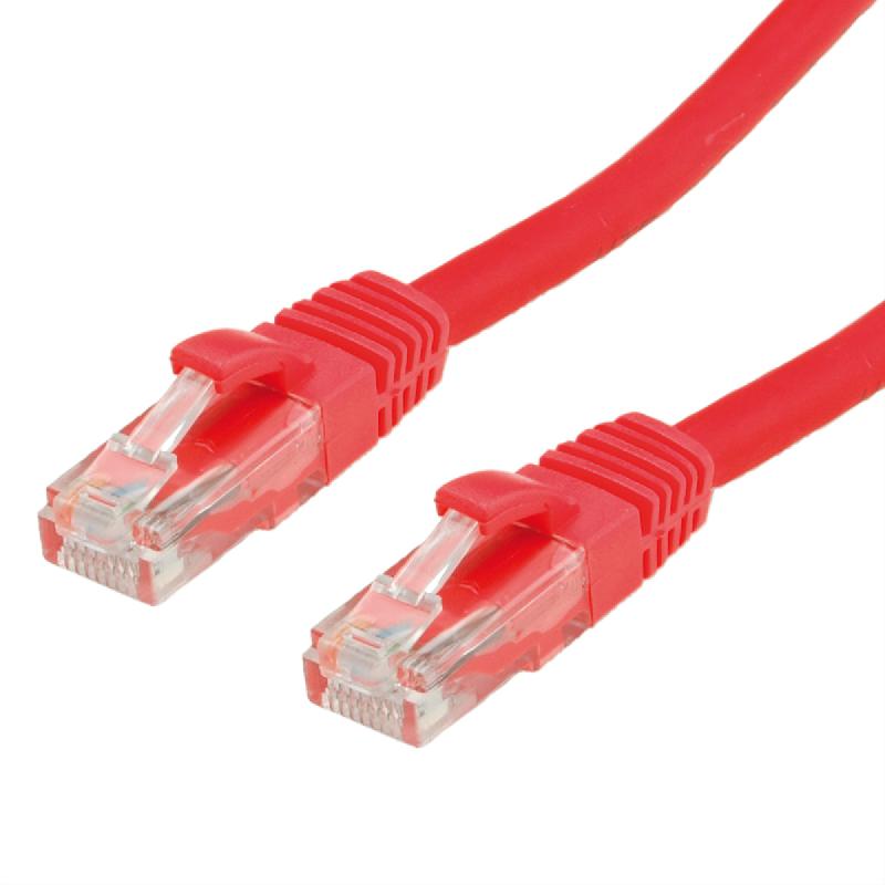 Cordon VALUE Cat.6A (Classe EA) / 10 Gigabit UTP, rouge, 15 m_0