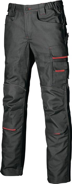 Pantalon Don´t Worry free taille 46 noir/charbon 60 % coton / 40 % PES U.POWER_0