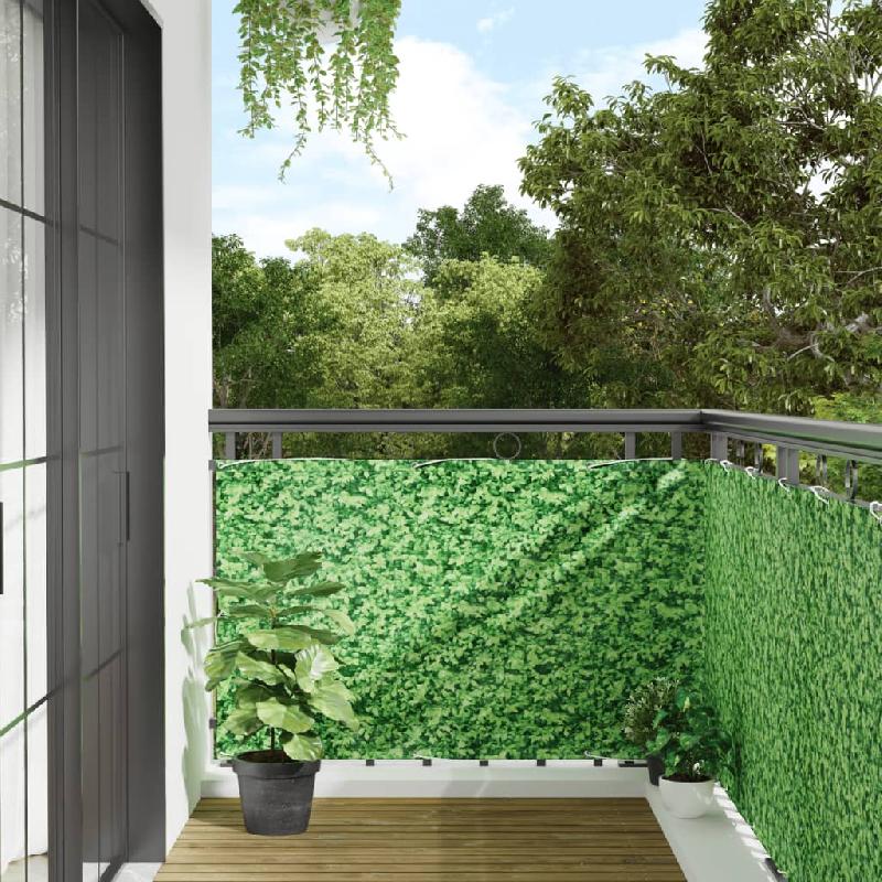 Vidaxl écran d'intimité de jardin aspect de plante vert 300x90 cm pvc 4005460_0