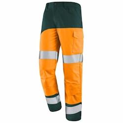 Cepovett - Pantalon avec poches genoux Fluo SAFE XP Orange / Vert Taille L - L 3603624495282_0