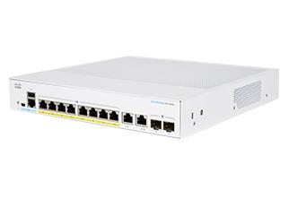 Cisco CBS350-8FP-2G-EU commutateur réseau Géré L2/L3 Gigabit Ethernet (10/100/1000) Argent_0