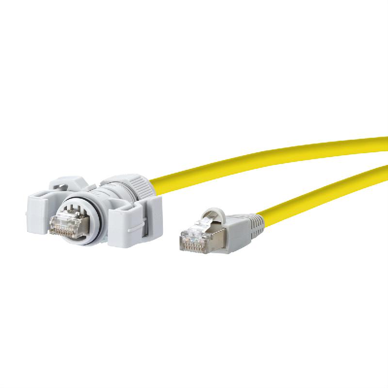 METZ CONNECT E-DAT Industry cordon de brassage IP67 - RJ45, 15 m_0