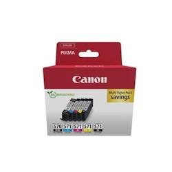 Multipack cartouches d'encre - CANON - PGI-570 Noir + CLI-571 Noir/Cyan/Magenta/Jaune Canon - 3666749593554_0