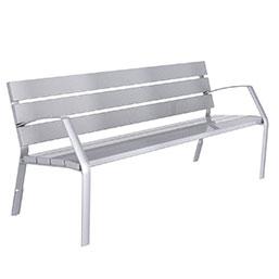 Banc aluminium avec finition anodisée - VAD COLLECTIVITES_0