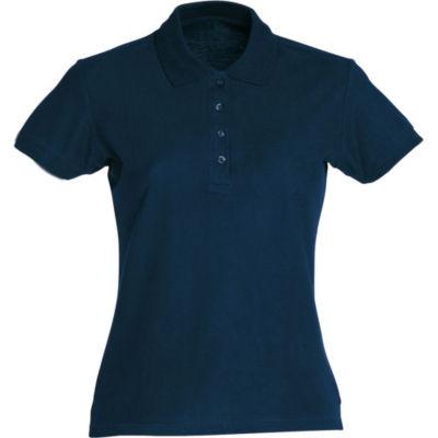 CLIQUE Polo basic Femme Bleu Marine XS_0