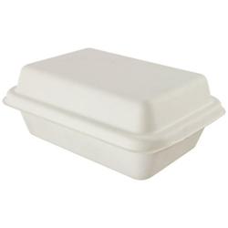 Firplast Barquette en pulpe avec couvercle 20x15 cm - blanc 3700466023472_0