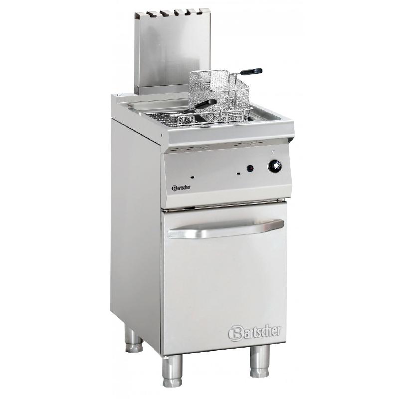 Friteuse inox double gaz 2 x 3,5 Litres, sur support fermé, 15 000 W, GAZ_0