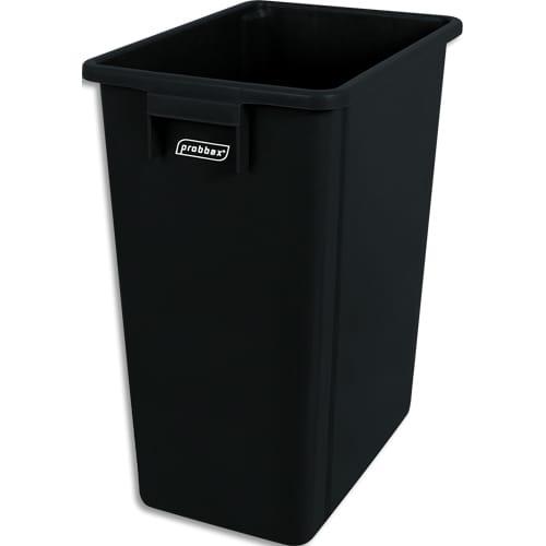 Probbax collecteur à déchets noir, capacité de 40l._0