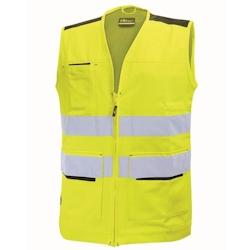 U-Power - Gilet multi fonctions jaune haute visibilité SMART Jaune Taille XL - XL jaune 8033546384879_0