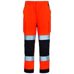 Coverguard - Pantalon de travail HV orange bleu marine PATROL Orange / Bleu Marine Taille XL - XL 3435247002420_0