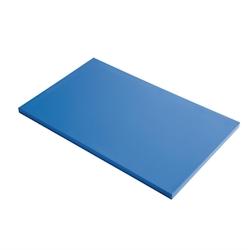 Planche à découper en polyéthylène haute densité Gastro M - bleu plastique GN348_0
