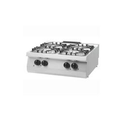 Maxima Heavy Duty cuisinière - 4 brûleurs - unité double - profondeur 70 cm - gaz - 3701117757623_0