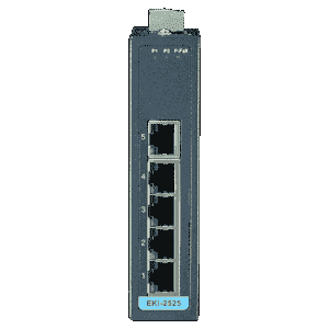 Switch rail DIN industriel 5 ports Ethernet EKI-2525-BE Advantech  - EKI-2525-BE_0