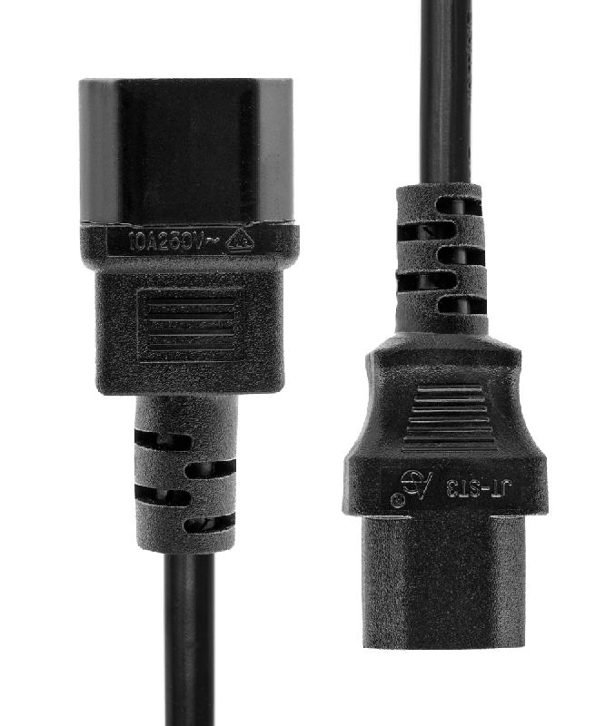 Ywcking 3Pin AC Cordon de Trèfle, 1.8M Cable Alimentation PC