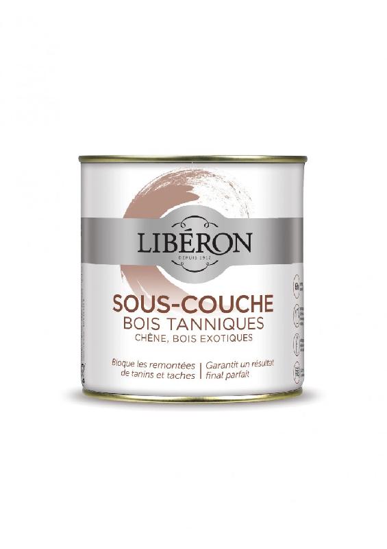 Primaire bois tannique LIBERON - Blanc - 0.5L - Bloque tanins et taches_0