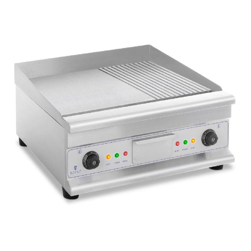 PLANCHA GRILL ÉLECTRIQUE NERVURÉE DOUBLE 60 CM 6 400 WATTS 14_0002861_0