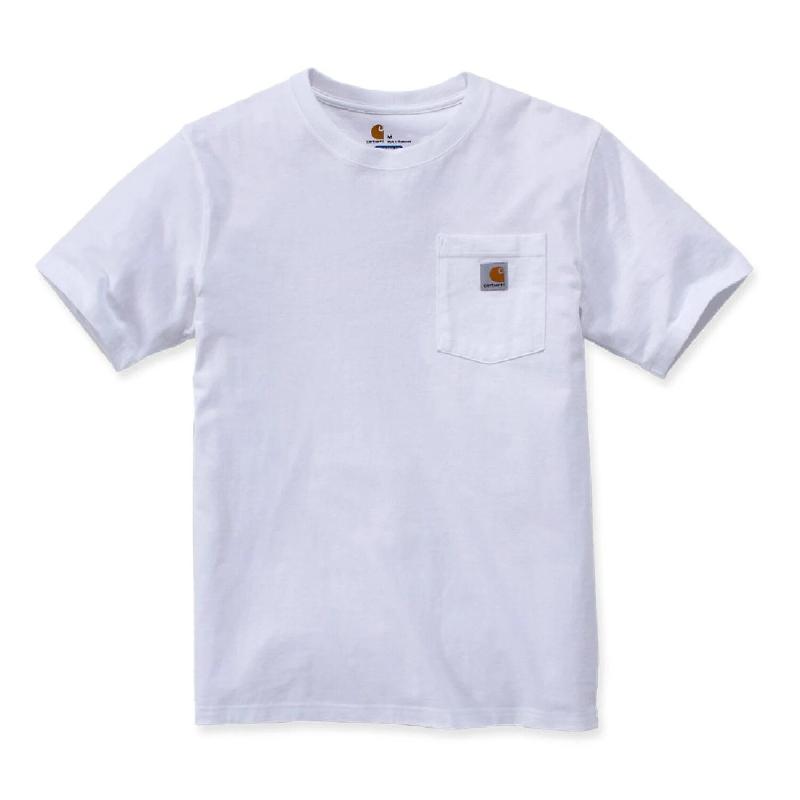 T-shirt Pocket Manches courtes Blanc Homme - Tailles : XXL_0