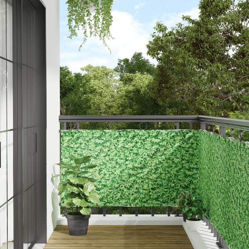 Vidaxl écran d'intimité de jardin aspect de plante vert 800x75 cm pvc 4005409_0