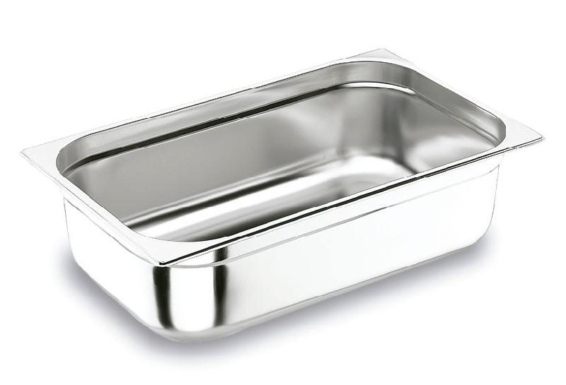 Bac GN Gastro 1/1 Inox : Hauteur - 100 mm_0