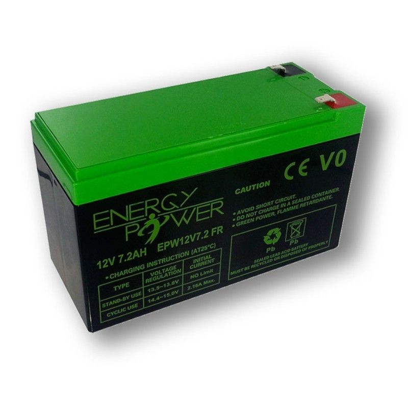 Batterie Étanche au Plomb 12V / 7,2Ah - EPW12V7,2AH_0