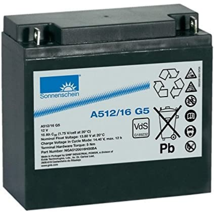 Batterie Gel dryfit A512/16 G5 12V 16Ah Sonnenschein_0
