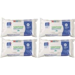 Sanitizer Lot de 4x80 lingettes désinfectantes - 3701542500498_0