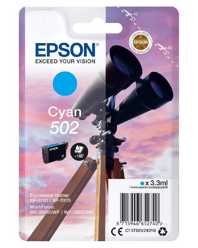 Epson Singlepack Cyan 502 Ink_0