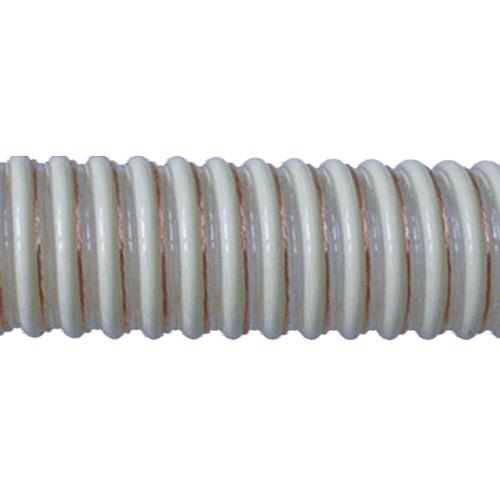 Gaine Spirabel PU A1 - Couronne de 10 m, Blanc translucide, 90 mm_0