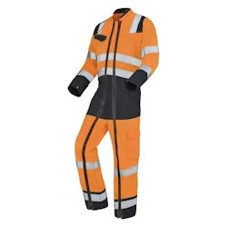 Cepovett - Combinaison avec 2 Zip Fluo Safe XP Orange / Gris Taille L - L orange 3603624998158_0