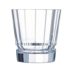 6 verres à eau 32cl Macassar - Cristal d'Arques - Verre ultra transparent au design vintage - transparent 0883314894004_0
