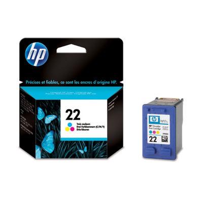 Cartouche HP 22 couleurs (cyan+magenta+jaune) pour imprimantes jet d'encre_0