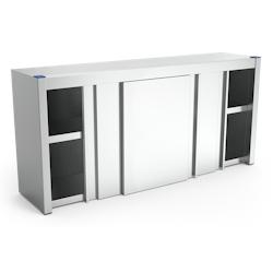 MOBINOX-Armoire à portes coulissantes 1390x340x660 mm. - argenté inox 8434029622806_0