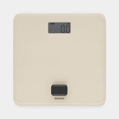 Pèse-personne Brabantia ReNew - sans pile - Soft Beige - Powerlifter jusqu'à 150 kg_0