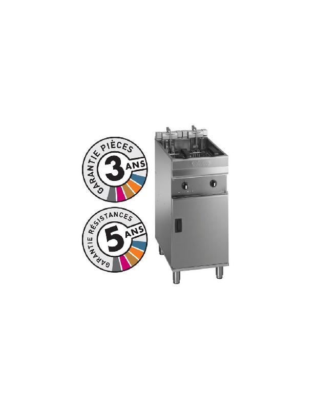 Friteuse VALENTINE électrique 15-18 Litres EVO400T - 2 bacs sur coffre - 52 à 64 kg/heure - 400V_0