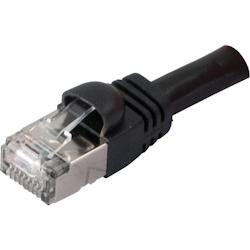 GENERIQUE cordon RJ45 VoIP catégorie 6 S/FTP snagless noir - 10 m - ECF-851354_0