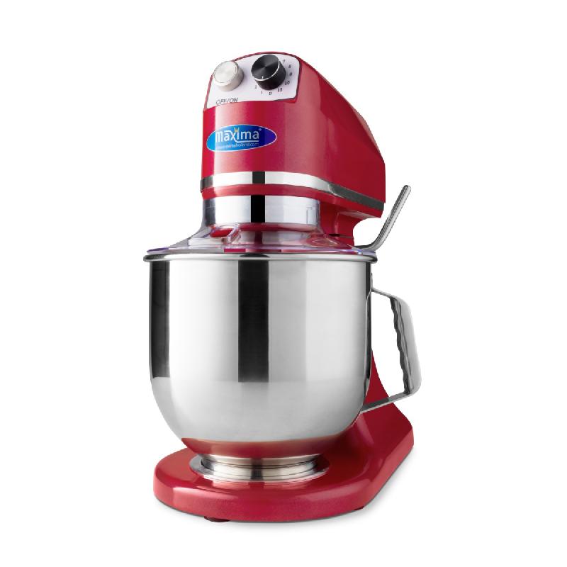 Mixer planétaire - 7 L - jusqu'à  2kg de pâte - rouge framboise_0