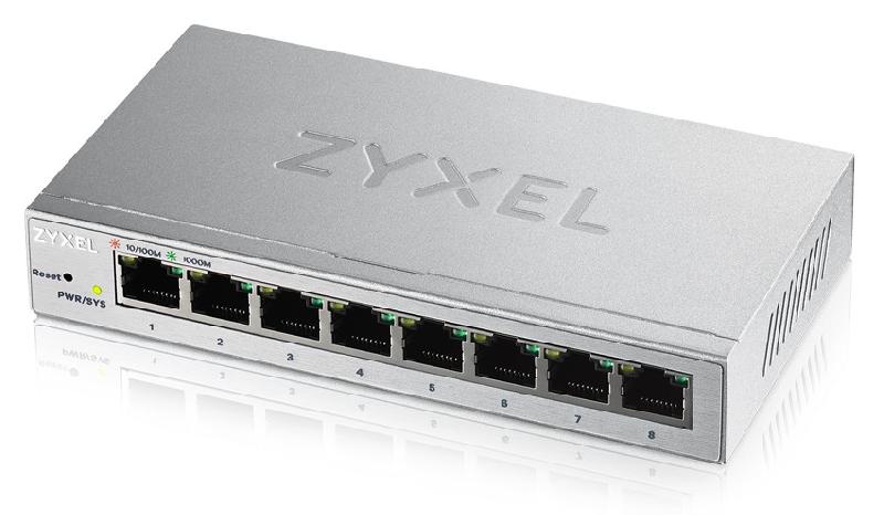 Zyxel GS1200-8 Géré Gigabit Ethernet (10/100/1000) Argent_0