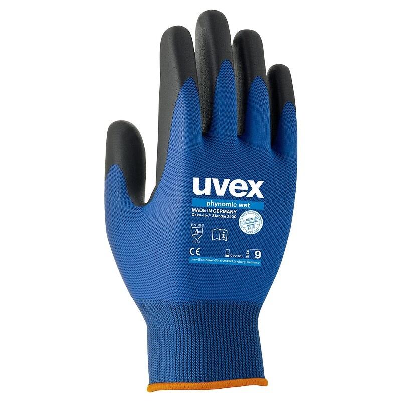 Gants de protection UVEX phynomic wet pack de 3 paires taille 8_0