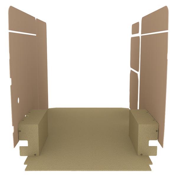 Habillage bois natural K2 aggloméré + MDF / Portes arrière incluses_0