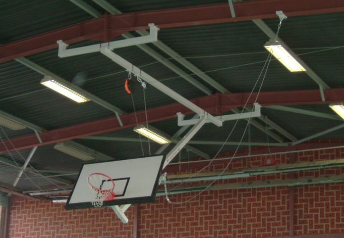 But Basket Relevable en Charpente - Ref : 73913P - Panneau Polyester - Cercle Fixe_0