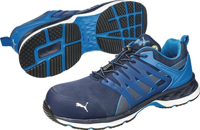 Chaussure de sécurité velocity 2.0 blue low taille 41 bleu s1p esd hro src en iso 20345 microfibres puma_0